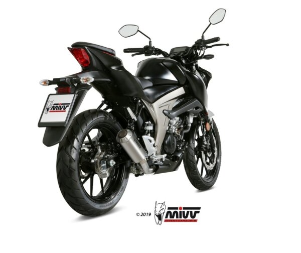 MIVV MK3 Edelstahl SUZUKI GSX-R 125 2017 >