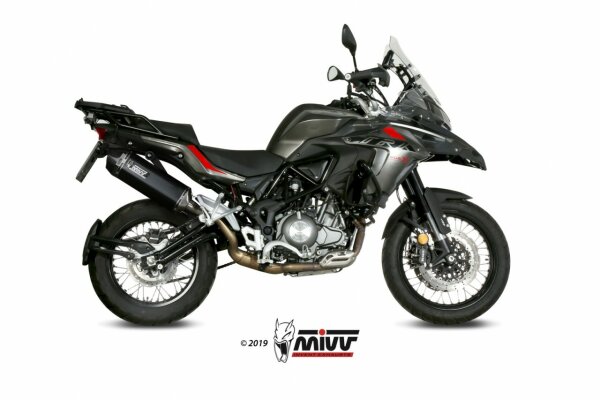 MIVV Speed Edge Edelstahl schwarz BENELLI TRK 502 X 18-25