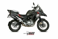 MIVV Speed Edge Edelstahl schwarz BENELLI TRK 502 X 18-25