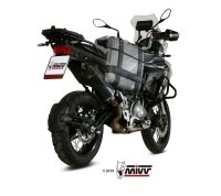 MIVV Speed Edge Edelstahl schwarz BENELLI TRK 502 X 18-25