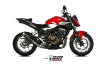 MIVV GPpro Edelstahl schwarz HONDA CB 500 F 19-22