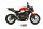 MIVV MK3 Edelstahl schwarz HONDA CB 500 F 19-22