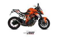 MIVV MK3 Edelstahl schwarz KTM 1290 SUPERDUKE 2014 > 2019