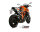 MIVV MK3 Edelstahl schwarz KTM 1290 SUPERDUKE 2014 > 2019