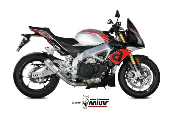 MIVV MK3 Edelstahl APRILIA TUONO V4 1100 18-20