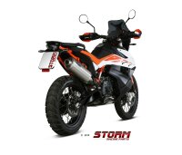 Storm by MIVV OVAL  Oval Edelstahl KTM 790 Adventure 2019-