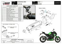 MIVV Suono Edelstahl KAWASAKI Z900 20-22