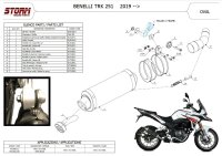 Storm by MIVV OVAL schwarz BENELLI TRK 251 2019-