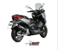 MIVV MOVER Edelstahl schwarz YAMAHA X-MAX 125 17-20