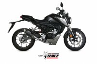 MIVV GPPro Edelstahl schwarz Honda CB 125 R 18-20