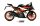 MIVV X-M1 Edelstahl schwarz Duke 125/390, RC125/390 17-