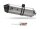 MIVV Speed Edge Edelstahl BMW F 800 S 06-10 - F 800 ST 06-12