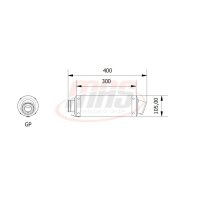 MIVV GP Balck Steel Honda CBF 650 F 14-18