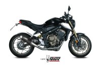 MIVV GPPro Carbon mit Kat Honda CBR 650 R 19-23-Honda CB...