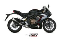 MIVV Delta Race Edelstahl schwarz Honda CBR 650 R19-23-Honda CB 650 R 19-23