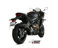 MIVV Delta Race Edelstahl schwarz Honda CBR 650 R19-23-Honda CB 650 R 19-23