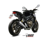 MIVV Delta Race Edelstahl mit Kat Honda CBR 650 R19-23-Honda CB 650 R 19-23