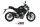 MIVV MK3 Edelstahl schwarz HONDA CB 125 R 18-20