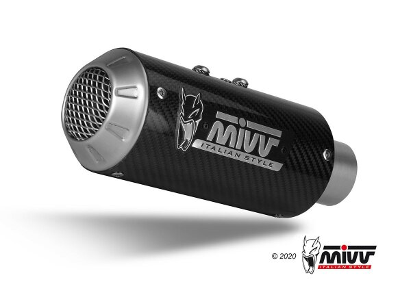 MIVV Komplettanlage MK3 Carbon HONDA CB 125 R 18-20
