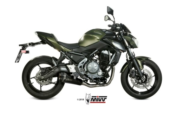 MIVV DELTA RACE Black KAWASAKI Z650-Ninja 650 17-23
