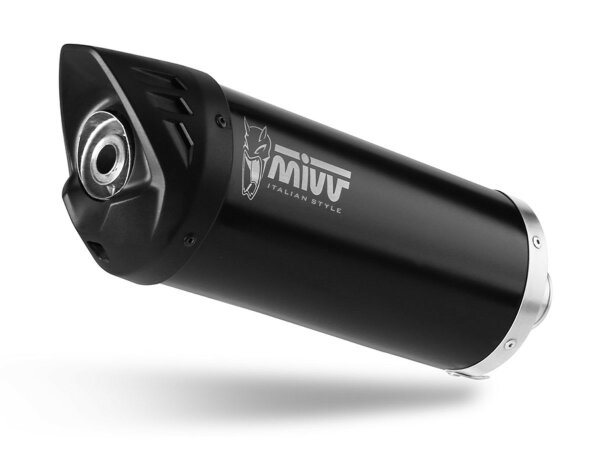 MIVV MOVER Edesltahl schwarz inkl. Kat PIAGGIO BEVERLY 300 2010 > 2020