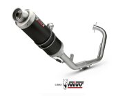 MIVV GP Edelstahl schwarz Yamaha YZF 125 08-13