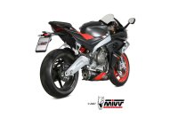 MIVV Delta Race Edelstahl schwarz Aprilia RS 660/Tuono...