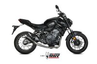 MIVV GPPro Edelstahl schwarz Yamaha MT-07-FZ-07 21-24