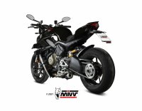 MIVV X-M1 Edelstahl schwarz DUCATI STREETFIGHTER V4 20-22