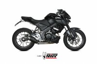 MIVV GPPro Edelstahl schwarz YAMAHA MT 125 20-24 - YZF-R 125 19-24