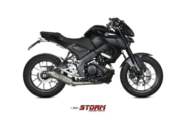 STORM by MIVV GP Edelstah YAMAHA MT 125 20-24 - YZF-R 125 19-24