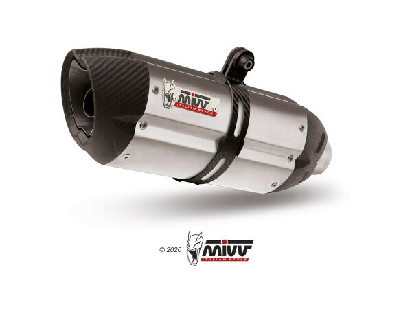 MIVV Suono Edelstahl Triumph Tiger 1050 07-13