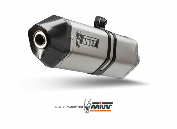 MIVV Speed Edge Edelstahl Suzuki GSX-S 1000-F 15-20