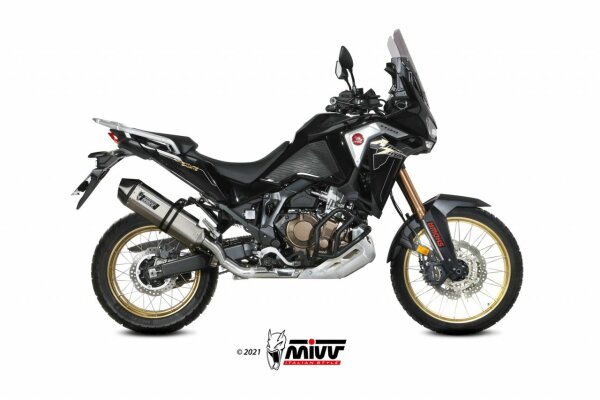 MIVV SPEED EDGE Edelstahl schwarz HONDA CRF 1100 L 20-26