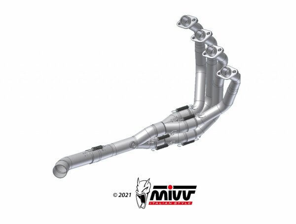 MIVV Katersatzrohr Kawasaki Z900 A2 17-21