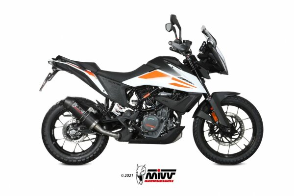 MIVV Oval Edelstahl schwarz KTM 390 ADVENTURE 20-21