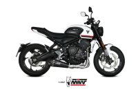 MIVV Delta Race Edelstahl schwarz TRIUMPH TRIDENT-Tiger...