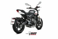 MIVV X-M5 Komplettanlage Edelstahl schwarz TRIUMPH...