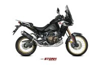 Storm by MIVV OVAL Edelstahl schwarz HONDA CRF 1100 L AFRICA TWIN 20-21