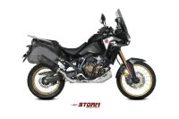 Storm by MIVV OVAL Edelstahl schwarz HONDA CRF 1100 L AFRICA TWIN 20-21