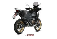 Storm by MIVV OVAL Edelstahl schwarz HONDA CRF 1100 L AFRICA TWIN 20-21