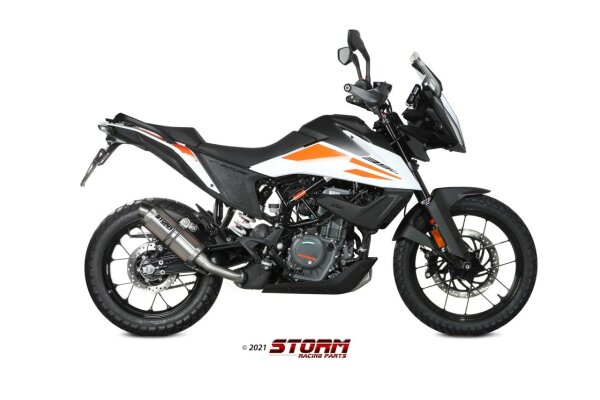 Storm by MIVV OVAL Edelstahl KTM 390 ADVENTURE 20 - 21