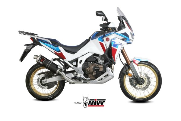 MIVV DAKAR Edelstahl schwarz HONDA CRF 1100 L 20-26