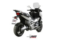MIVV DELTA RACE Edelstahl schwarz HONDA FORZA 750 21-25