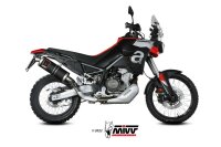 MIVV DAKAR Edelstahl schwarz Aprilia Tuareg 660 22-25