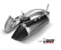 MIVV Delta-Race Edelstahl schwarz Ducati Panigale-Streetfighter V2 20-24