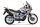 MIVV Suono Edelstahl schwarz Honda XLV 650 Transalp 00-04