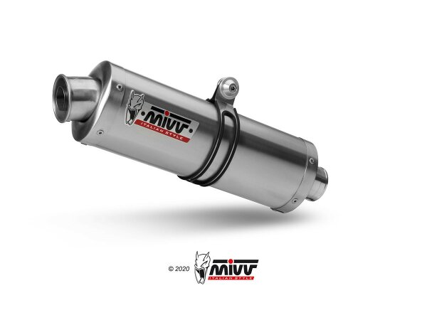 MIVV Oval Edelstahl Honda XLV 650 Transalp 00-04