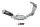 MIVV X-M1 Edelstahl schwarz Yamaha MT-09/FZ-09  13-20