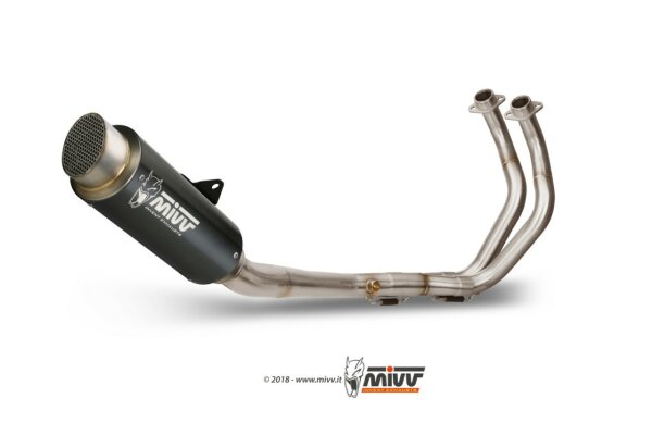 MIVV GPPro Edelstahl schwarz Yamaha MT-07-FZ-07 21-24